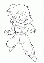 60 desenhos do【GOKU PARA COLORIR】▻ Grátis!