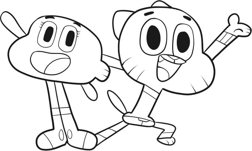 jogos do gumball gratis pintar