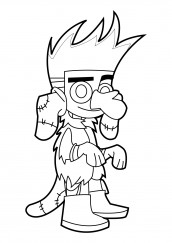 johnny test para imprimir