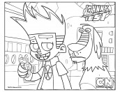 johnny test para pintar e imprimir