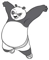 kung fu panda para imprimir