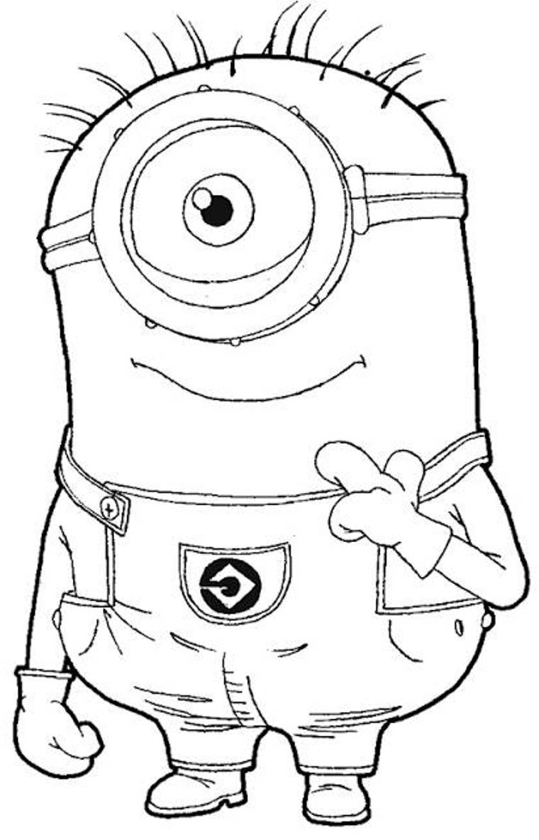 minions do meu malvado favorito para colorir