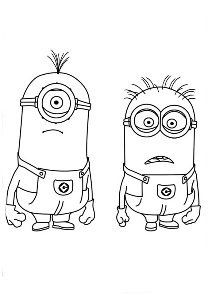 minions do meu malvado favorito para pintar