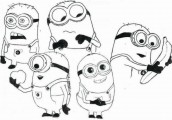 minions um filme para colorir