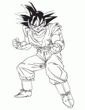 pintar o goku