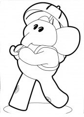 pocoyo desenho para colorir