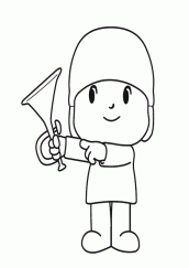 desenho para colorir pocoyo-26 - OrigamiAmi