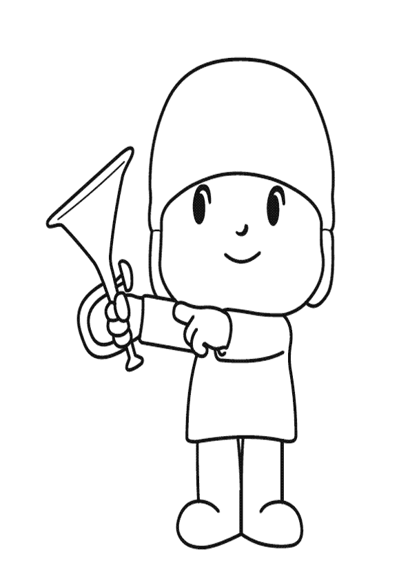 pocoyo desenhos para pintar