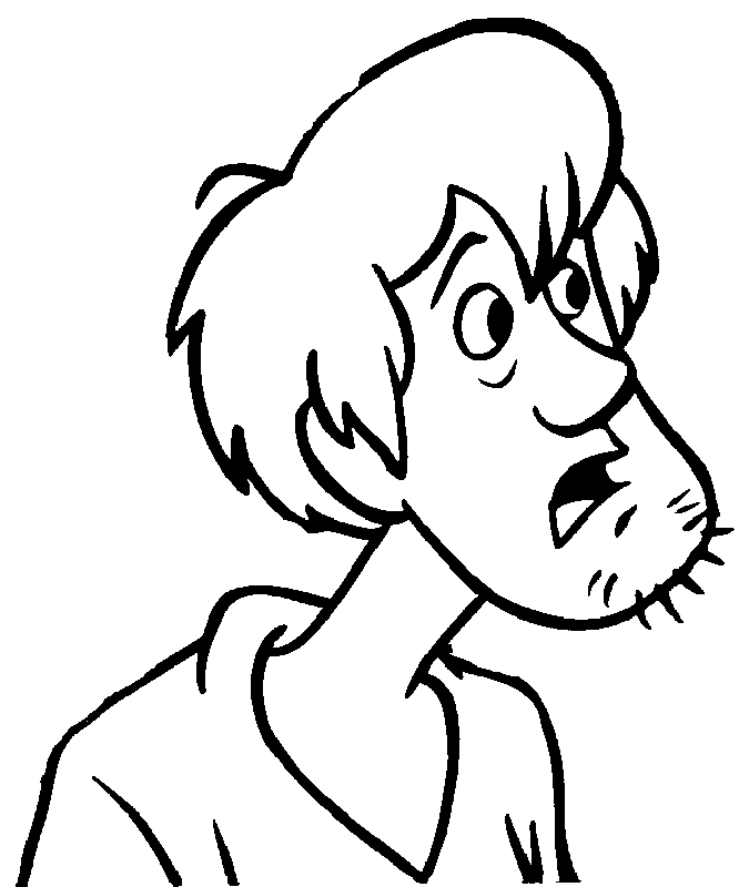 salsicha scooby doo desenho para colorir