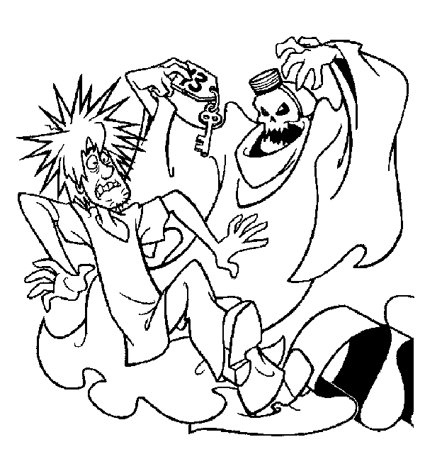 scooby desenhos para colorir