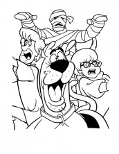 scooby doo imagens para colorir