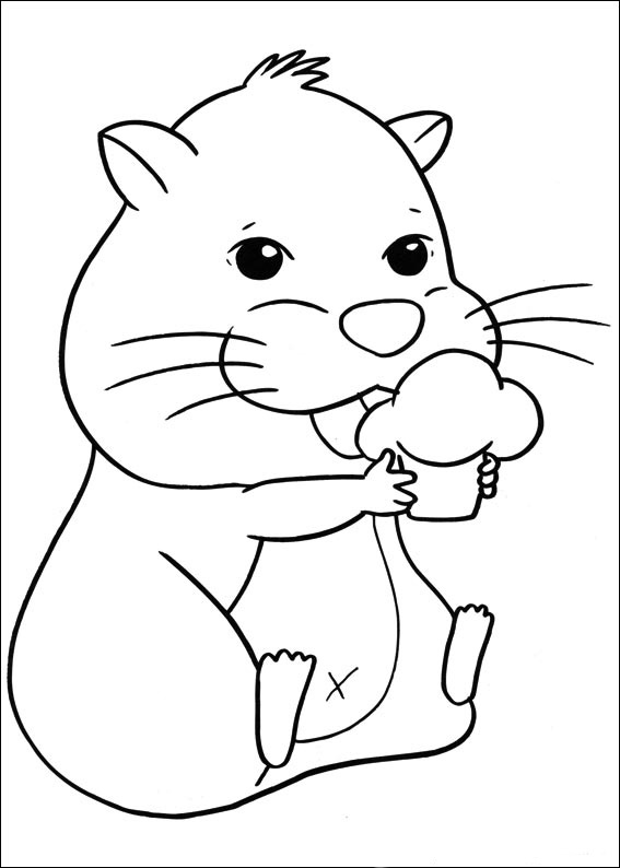 zhu zhu pets hamster para colorir