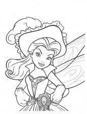 tinker bell fadas e piratas para colorir e imprimir