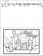 desenhos para colorir cartoes de natal