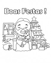 desenhos para colorir feliz natal