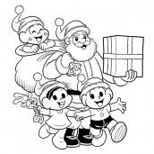 desenho de natal da turma da monica / desenhos de natal / turma da monica 