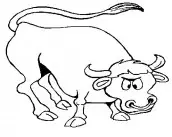 desenhos para pintar de touros