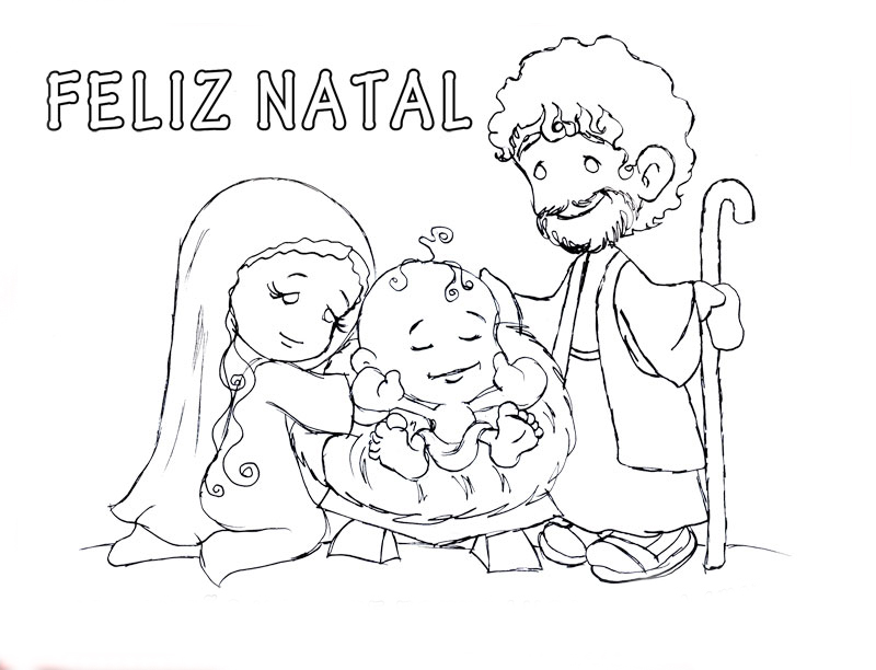 feliz natal para colorir e imprimir