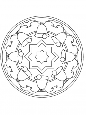 mandalas de natal para pintar