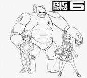 big hero 6 colorir