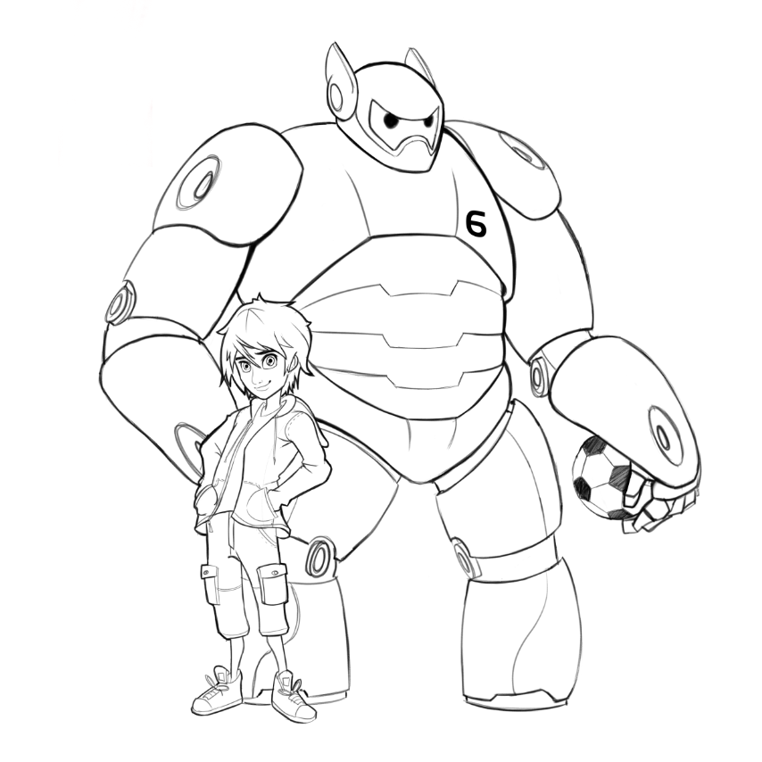 big hero 6 pintar