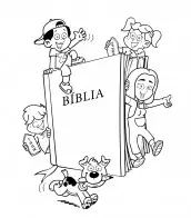 desenho para colorir da biblia