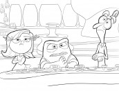 desenhos divertida mente pixar para colorir