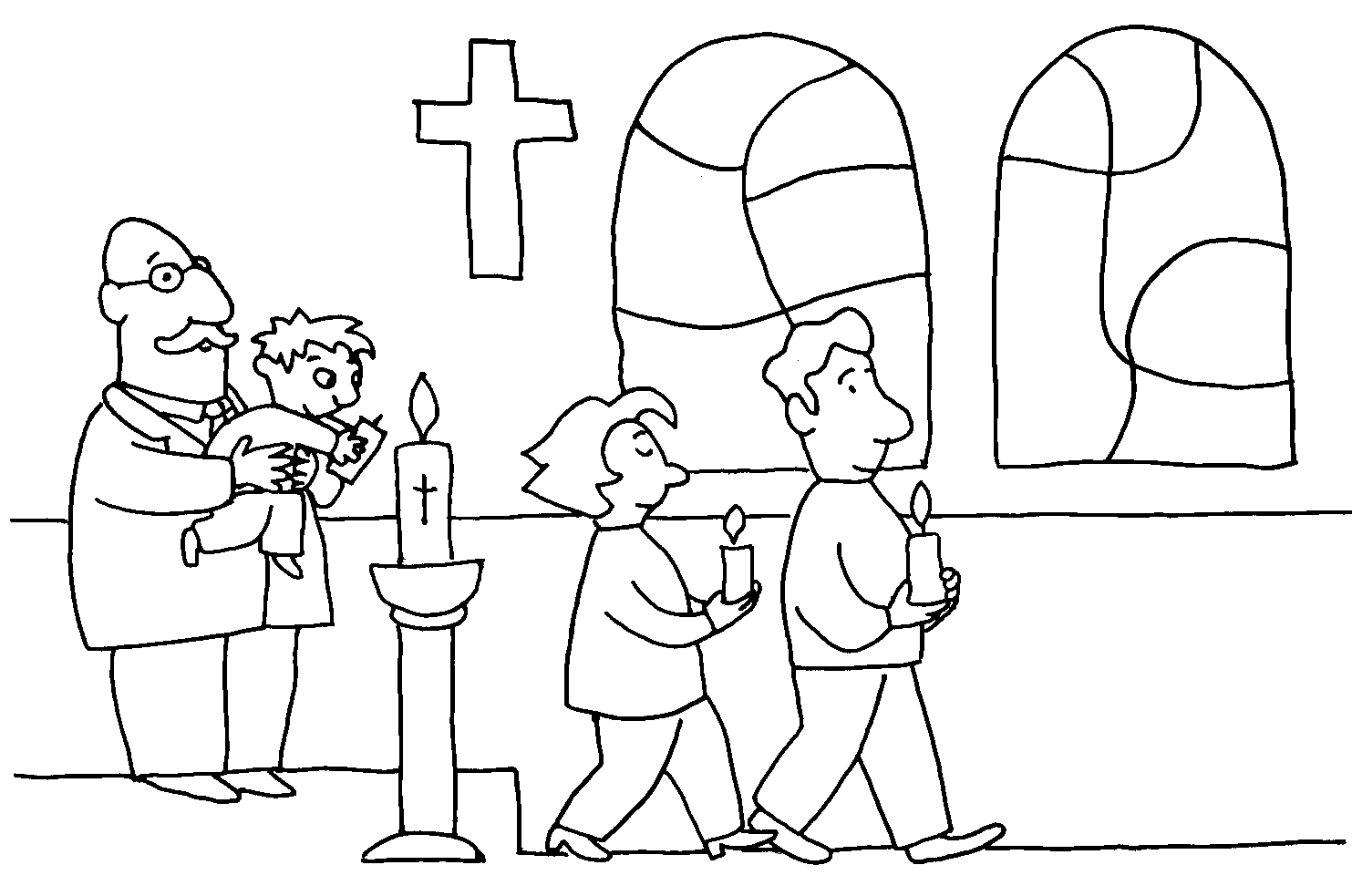 desenhos para colorir cirio pascal