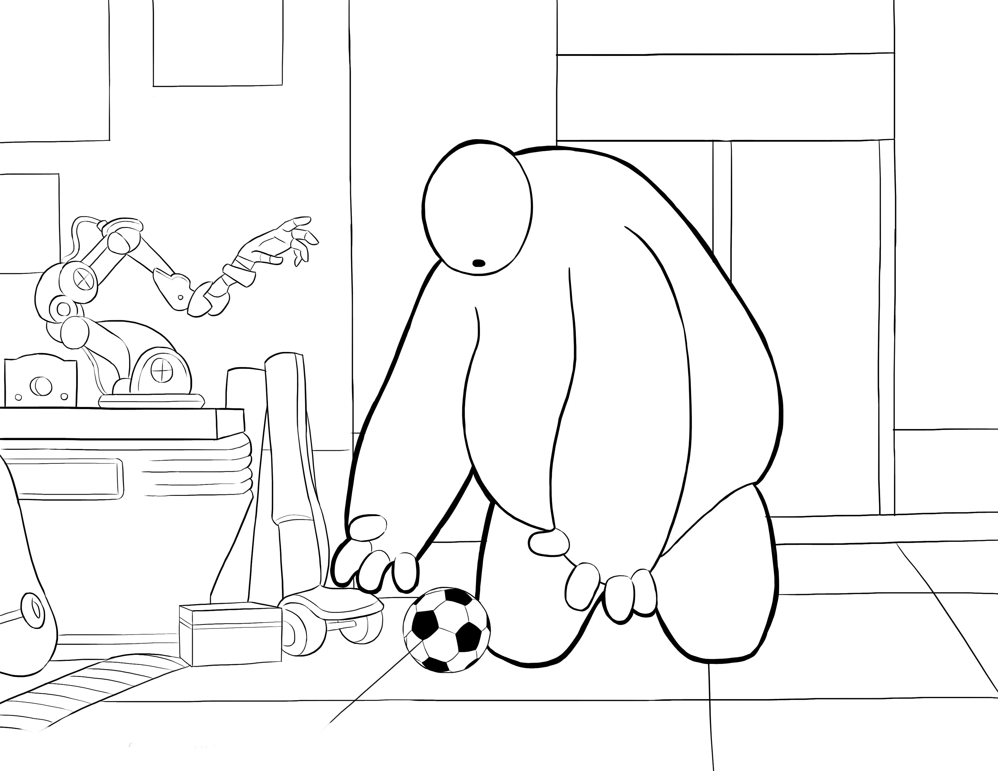 desenhos para colorir de big hero 6