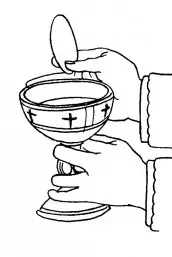 desenhos para colorir e pintar primeira eucaristia