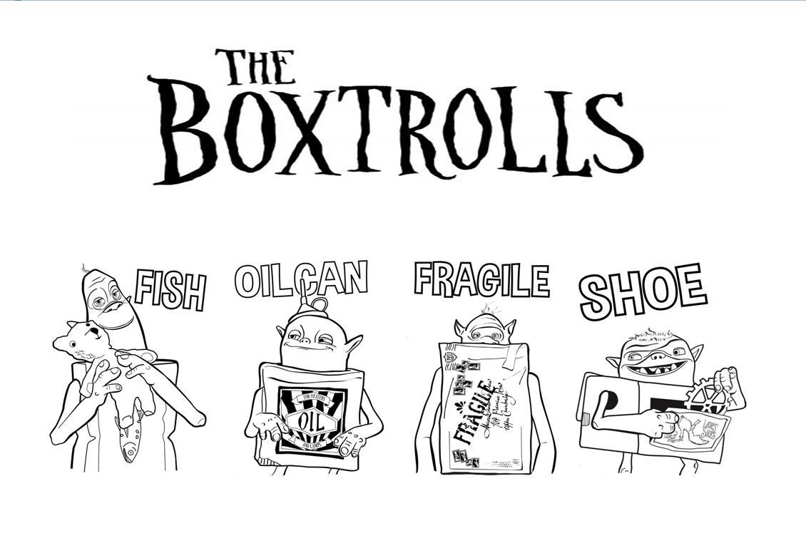 Desenhos para colorir Boxtrolls
