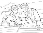 Desenhos para colorir Hans Frozen