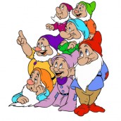 Desenhos para colorir Os sete anões 01