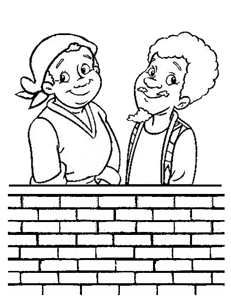 Desenhos para colorir da Tia Nastacia