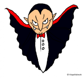 Desenhos para colorir de vampiros 01