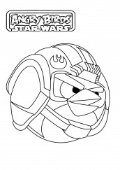 angry birds star wars imagens para colorir