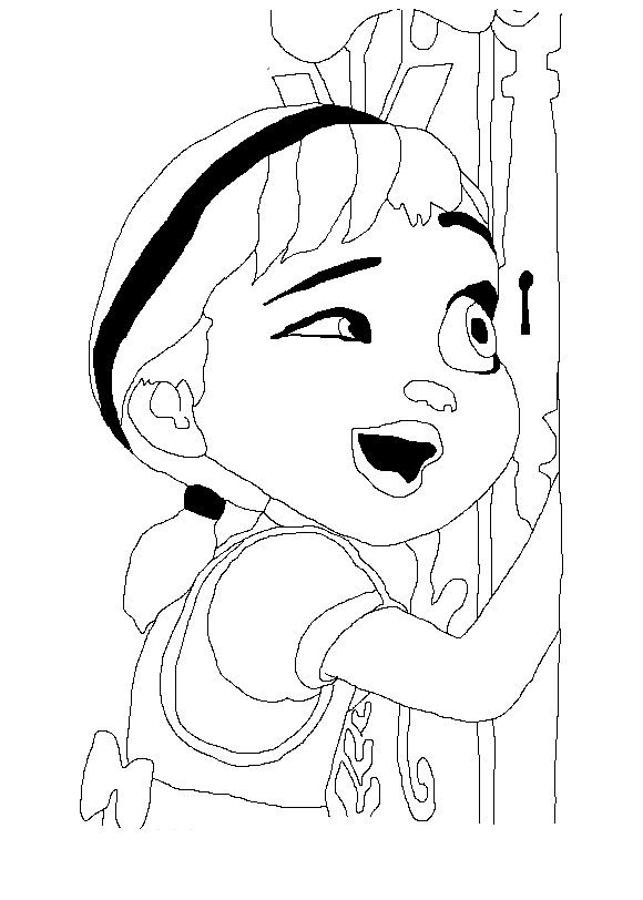 anna frozen desenhos para pintar e imprimir