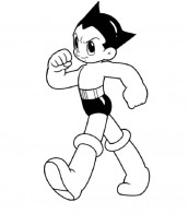 astro boy imagens para colorir