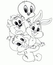 baby looney tunes desenhos para imprimir e pintar