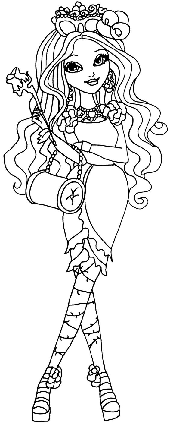 briar beauty desenhos para colorir ever after high