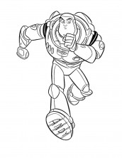 buzz lightyear para colorir