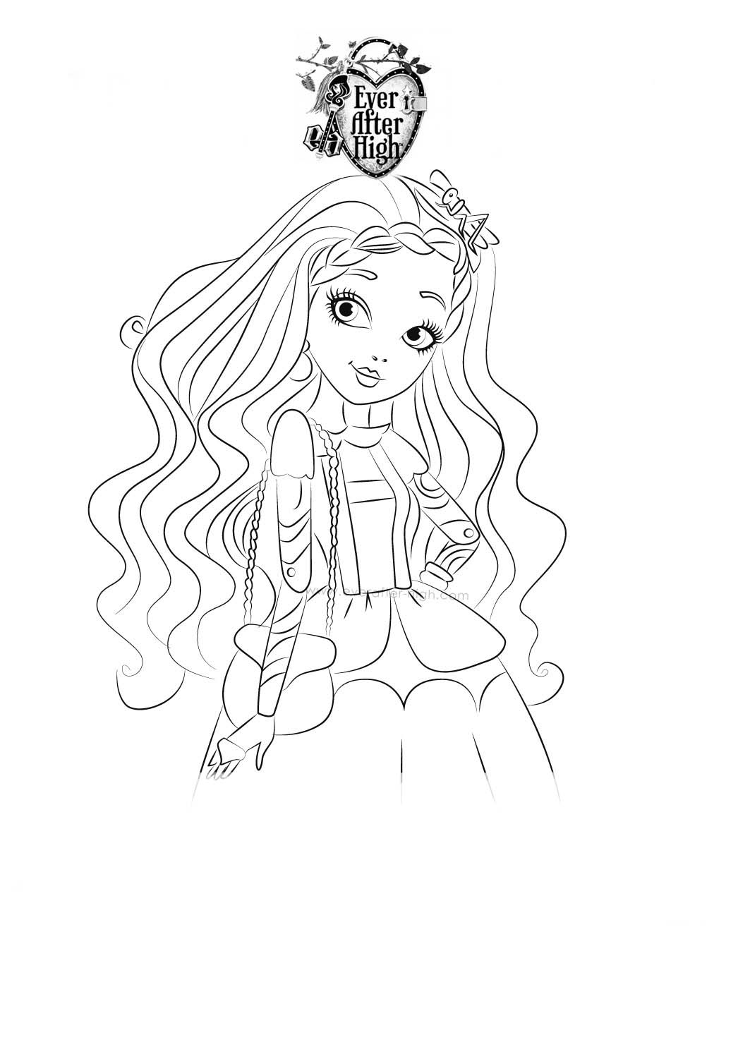 cedar wood desenhos para colorir ever after high