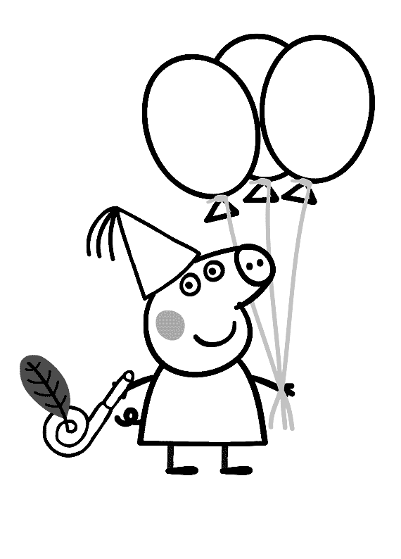 desenho da peppa pig para colorir