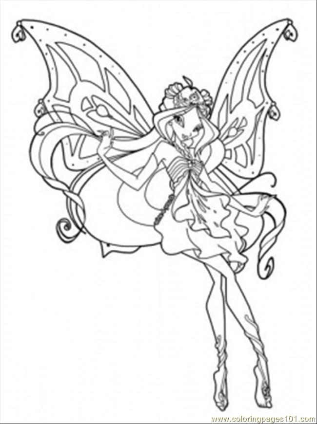 desenho para colorir das winx