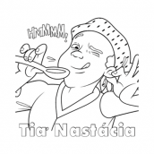 Desenhos para colorir da Tia Nastacia