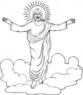 desenhos da ressurreição de jesus para colorir