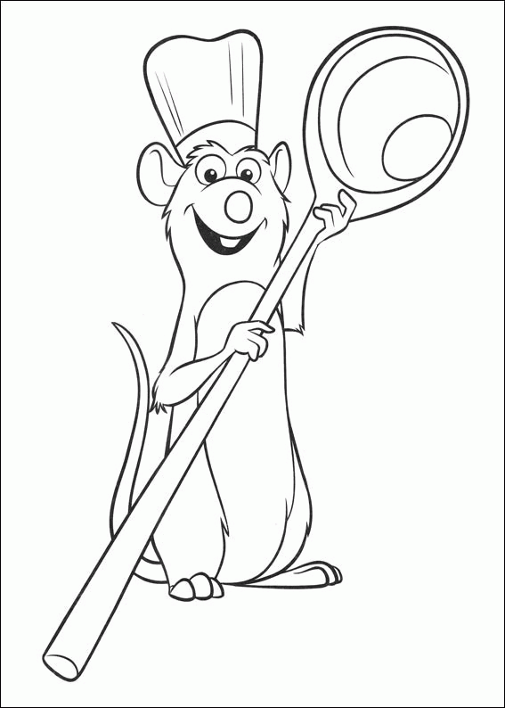 desenhos de Desenhos pardesenhos de Desenhos para colorir de Ratatouillea colorir de Ratatouille