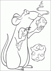 desenhos de Ratatouille para colorir