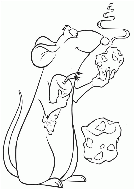 desenhos de Ratatouille para colorir