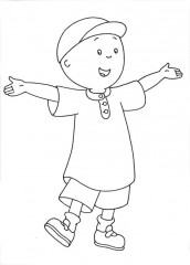 desenhos de caillou para pintar